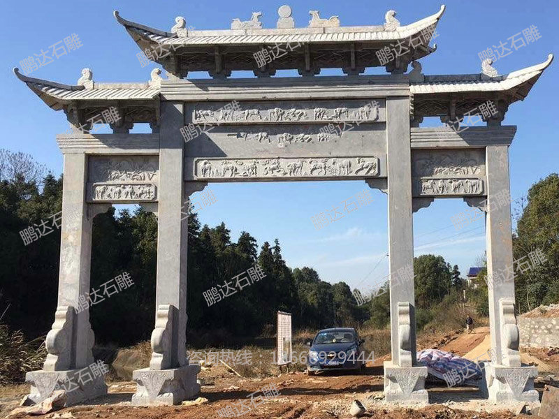 石雕牌坊、石欄桿養(yǎng)護(hù)五不可增加壽命